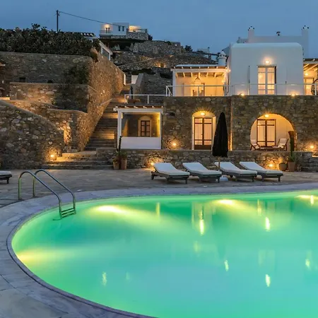Vila Cosset Bohochic Sea&harbourview And Sunset By One-villas Ornos (Mykonos)