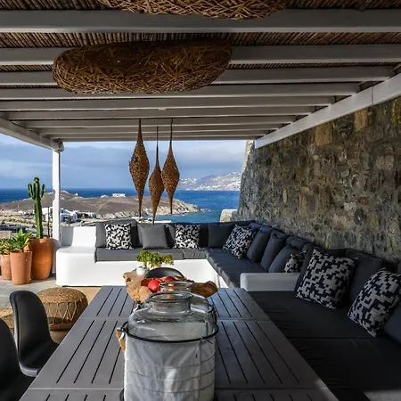 Cosset Mykonos With Pool, Sea View & Sunset - By One Βίλα *