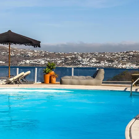 Cosset Mykonos With Pool, Sea View & Sunset - By One Villa Ornos (Mykonos)