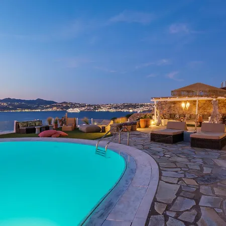 Cosset Mykonos With Pool, Sea View & Sunset - By One Villa Ornos (Mykonos)