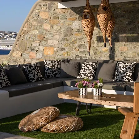 Cosset Mykonos With Pool, Sea View & Sunset - By One * Ορνός