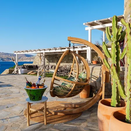 Willa Cosset Bohochic Sea&harbourview And Sunset By One-villas Ornos (Mykonos)