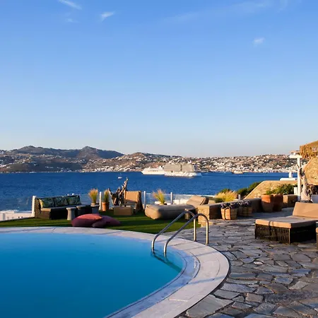 Cosset Mykonos With Pool, Sea View & Sunset - By One Ornos (Mykonos)