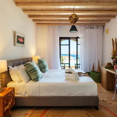 Cosset Mykonos With Pool, Sea View & Sunset - By One * Ορνός