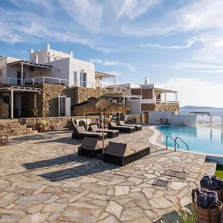 Cosset Mykonos With Pool, Sea View & Sunset - By One Villa Ornos (Mykonos)