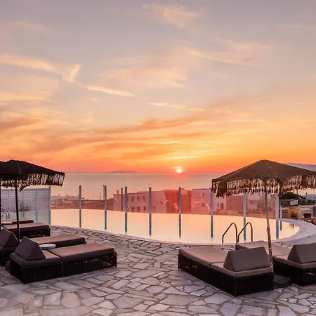 Cosset Mykonos With Pool, Sea View & Sunset - By One *