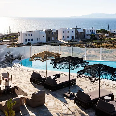 Cosset Mykonos With Pool, Sea View & Sunset - By One Ornósz