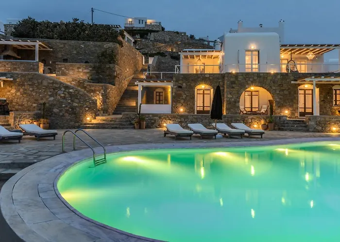 Villa Cosset Bohochic Sea&harbourview And Sunset By One-villas Ornos (Mykonos)