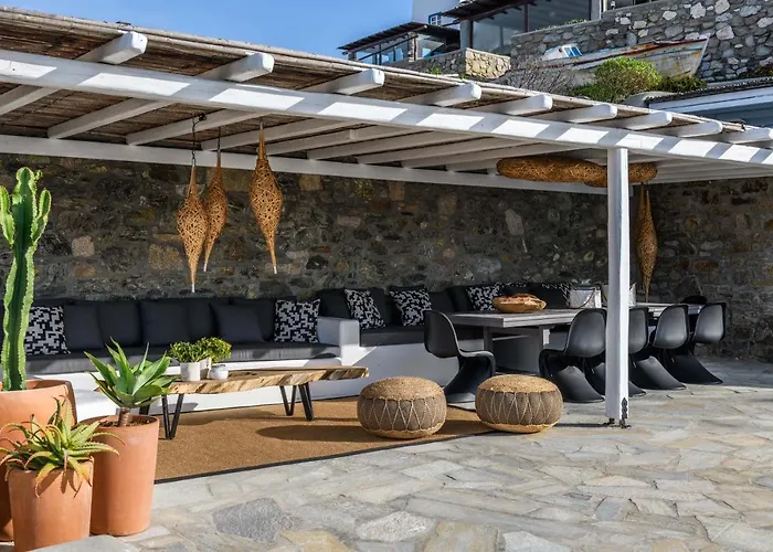 Cosset Bohochic Sea&harbourview And Sunset By One-villas Ornos (Mykonos)