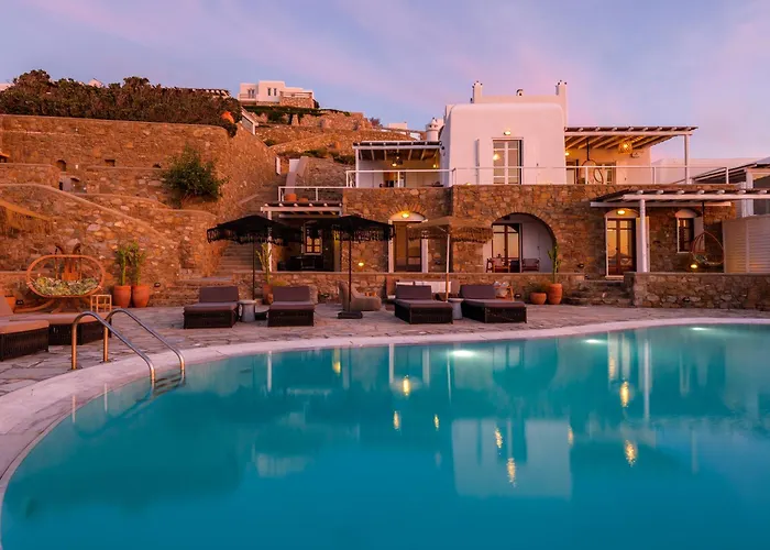 Cosset Bohochic Sea&harbourview And Sunset By One-villas Ornos (Mykonos)