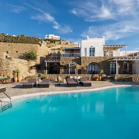 Cosset Mykonos With Pool, Sea View & Sunset - By One * Ornos (Mykonos)