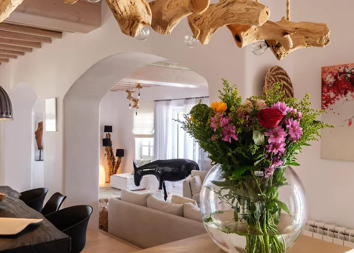 Cosset Bohochic Sea&harbourview And Sunset By One-villas Ornos (Mykonos)